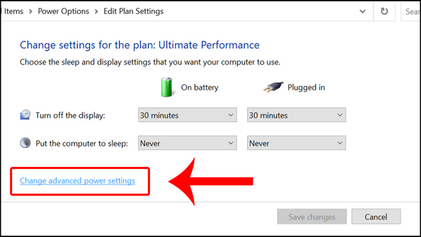 cách cài đặt thời gian sáng màn hình laptop