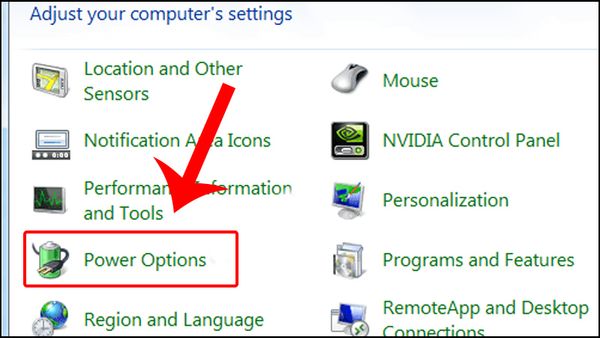 cách cài đặt thời gian sáng màn hình laptop