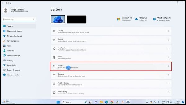 cách cài đặt thời gian sáng màn hình laptop