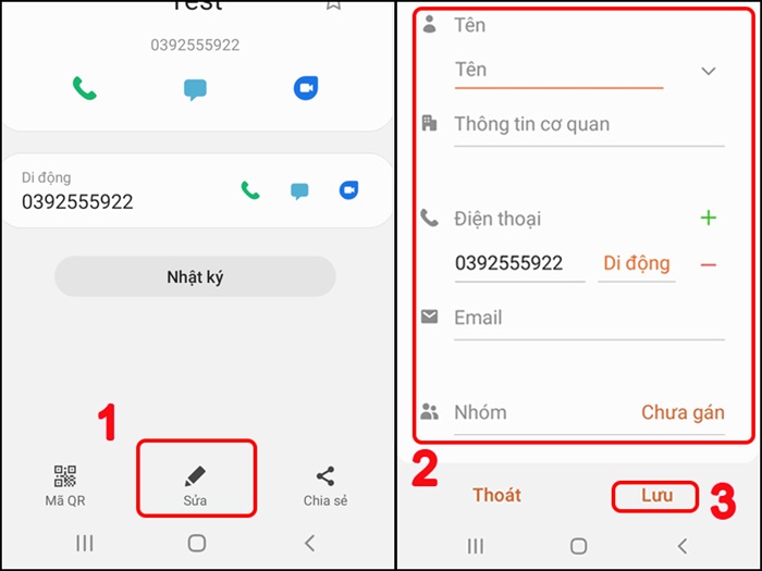 Đổi tên của bạn bè trên Zalo bằng danh bạ