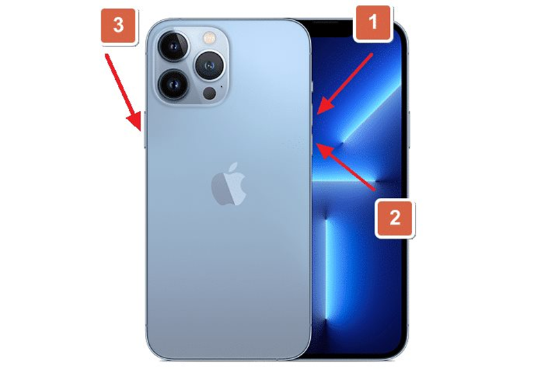 Force Restart iPhone điện thoại iPhone 12