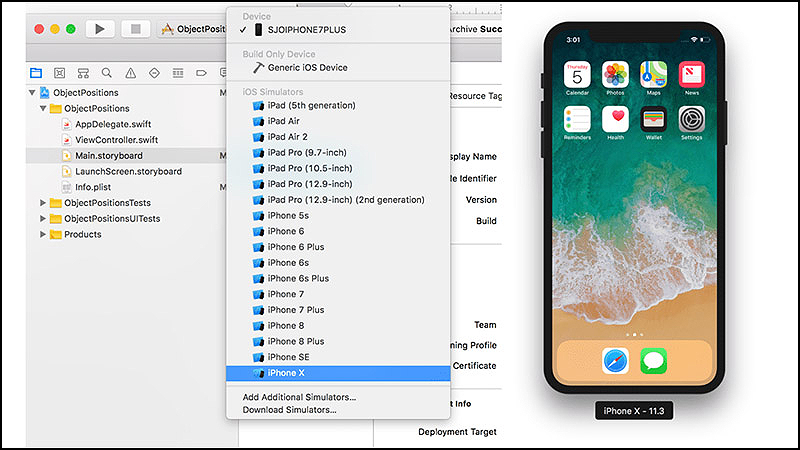 Phần mềm giả lập Air iPhone Emulator
