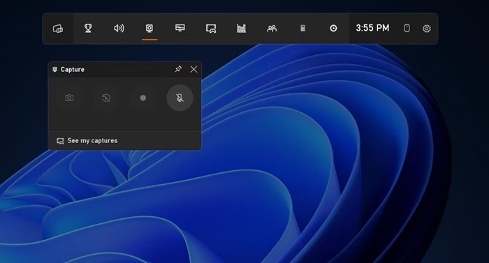 Chụp ảnh màn hình bằng Windows Game Bar