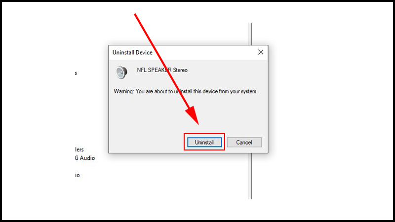 Gỡ bỏ Driver âm thanh