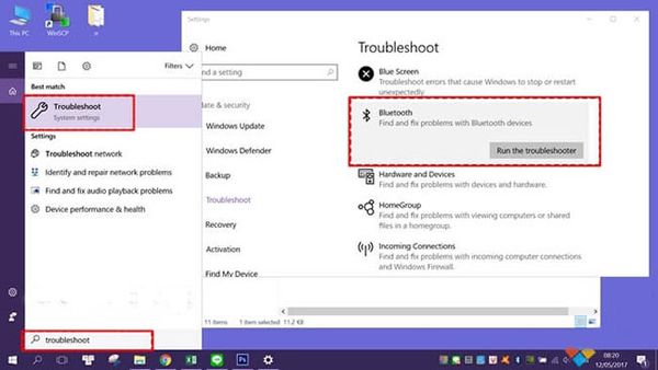 lỗi không tìm thấy thiết bị bluetooth trên laptop