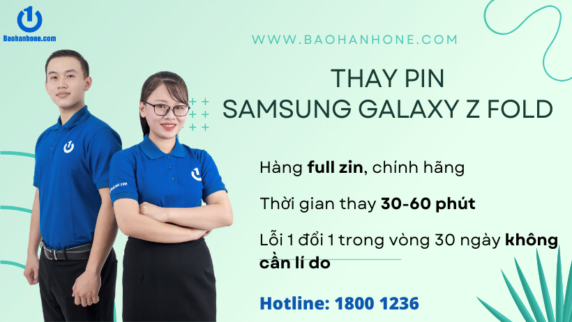 Thay pin điện thoại Samsung Galaxy Z Fold 2 tại Bảo Hành One
