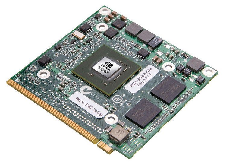 Card NVIDIA NVS 3100M hỗ trợ đồ họa chuyên nghiệp