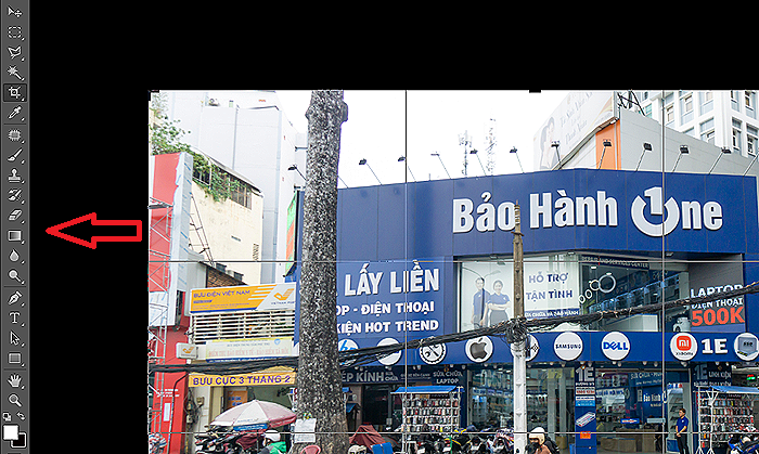 Hộp công cụ trên Photoshop