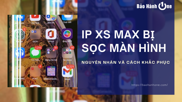 ip xs max bị sọc màn hình