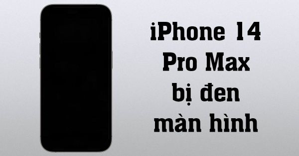 Nguyên nhân gây ra iPhone 14 Pro Max bị đen màn hình