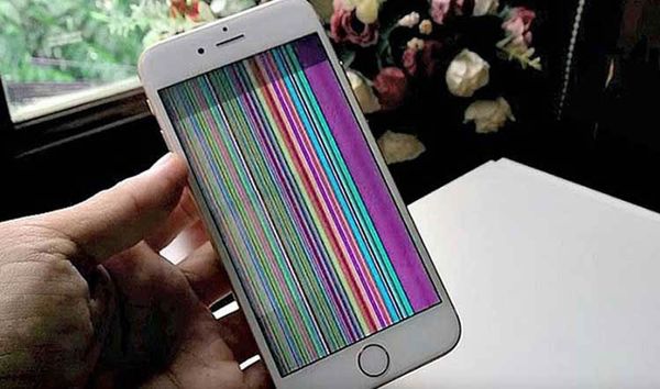 iphone 6 bị sọc màn hình