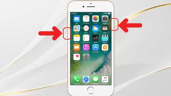 iPhone 7 bị sọc màn hình