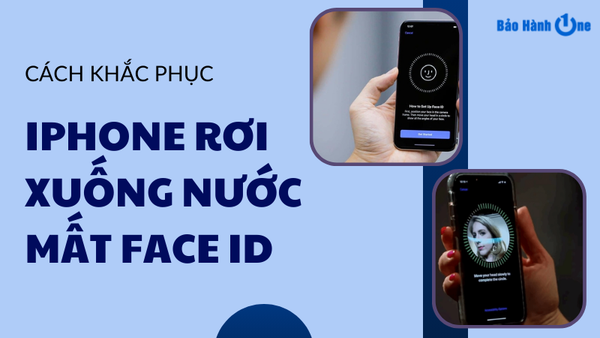 iphone rơi xuống nước mất face id