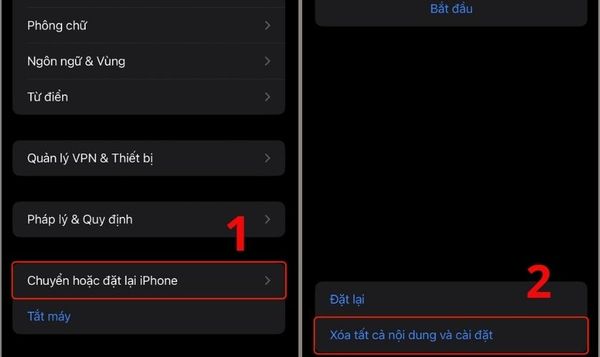 iphone rơi xuống nước mất face id