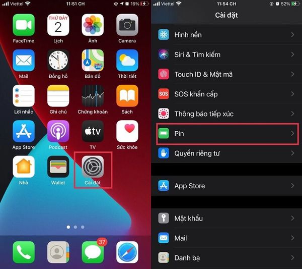 iphone tụt pin nhanh ios 16