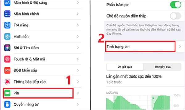 iphone sạc đến 80 lên pin chậm