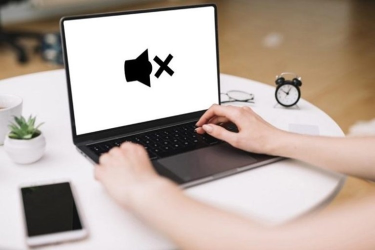 khi laptop bị mất tiếng