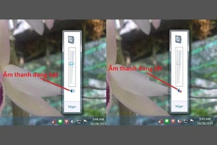 khi laptop bị mất tiếng