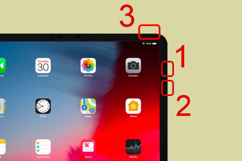 Khởi động lại iPad không có nút Home