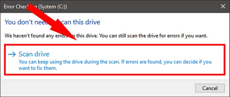 không mở được camera laptop