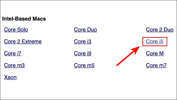 Chọn loại chip Intel của máy