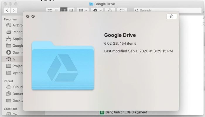 Kiểm tra dung lượng ổ đĩa Macbook bằng Finder