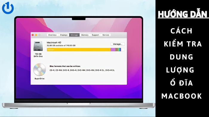 Hướng dẫn cách kiểm tra dung lượng ổ đĩa Macbook cực đơn giản