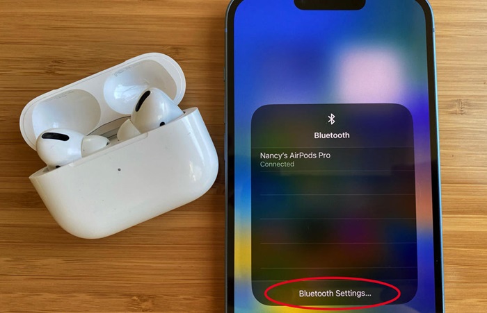 Kiểm tra kết nối Bluetooth trên AirPods
