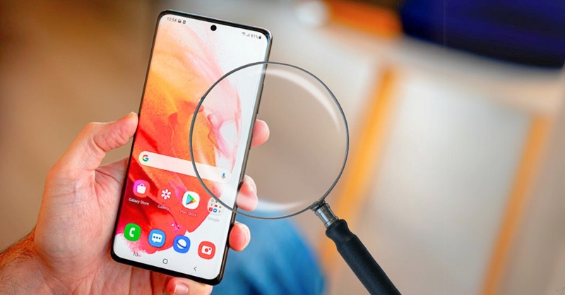 Kiểm tra màn hình điện thoại Samsung