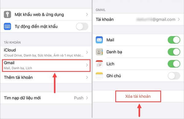 Bấm xác nhận "xóa tài khoản" để tài khoản bị xóa
