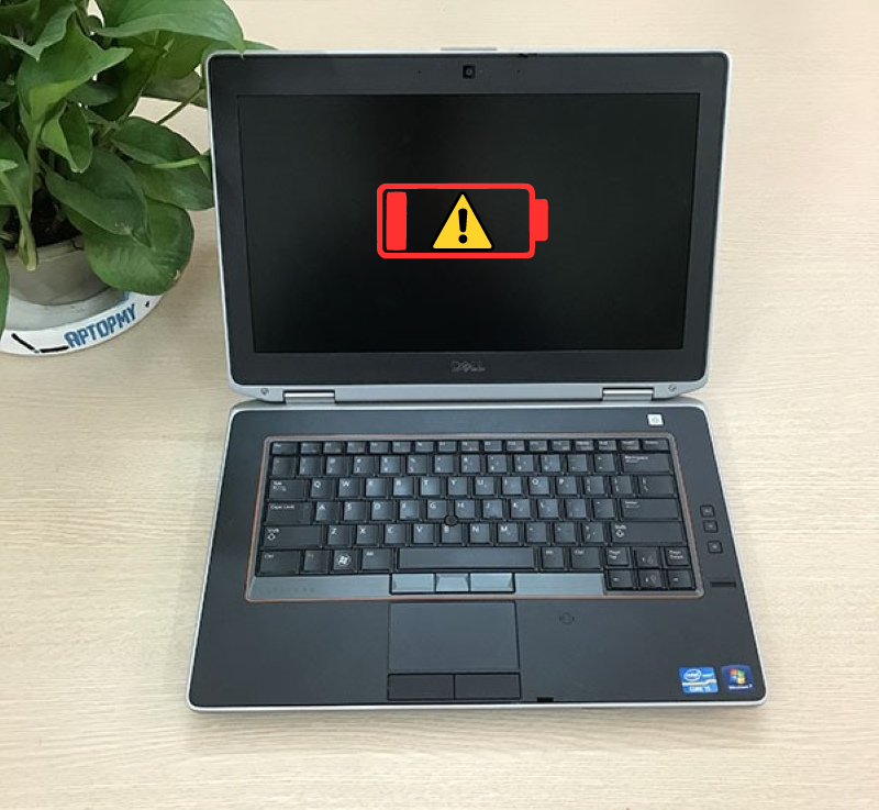Laptop Dell E6420 bị chai pin