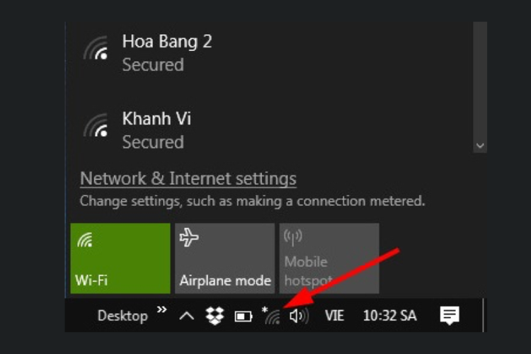 Kiểm Tra Chế Độ Máy Bay Và WiFi
