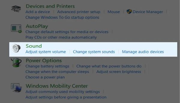 laptop không nhận loa ngoài win 10