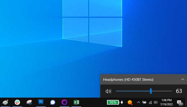 laptop không nhận tai nghe