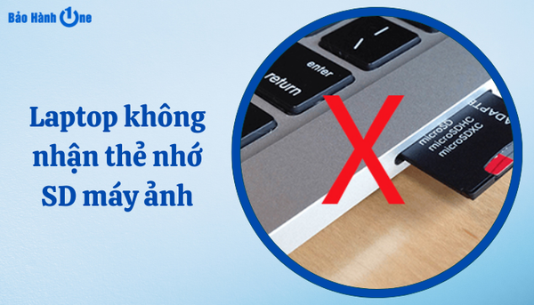 laptop không nhận thẻ nhớ sd máy ảnh