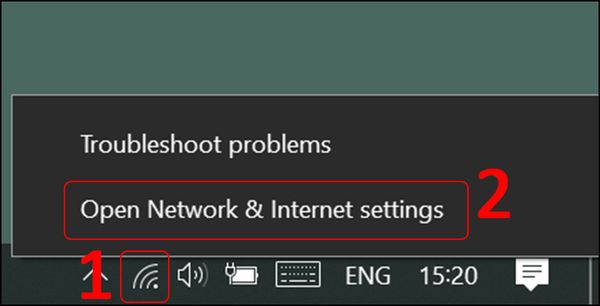 laptop không tìm thấy wifi