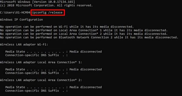 laptop không tìm thấy wifi