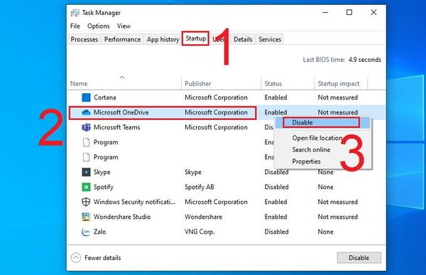 laptop lâu lên màn hình