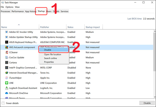 Ứng dụng chạy ngầm chiếm băng thông