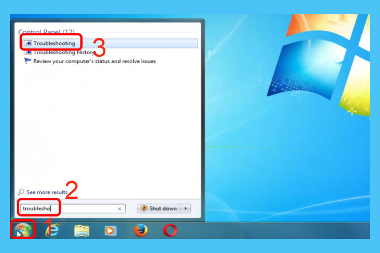 Troubleshooter của Windows 7/8