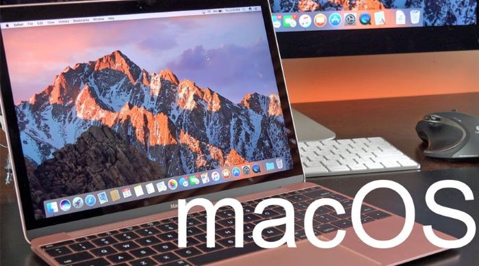 Macbook dùng hệ điều hành macOS