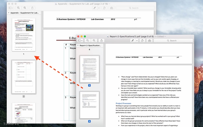 Ghép file PDF với macOS Finder