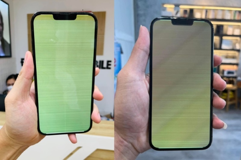 Màn hình iPhone 12 bị đổi màu