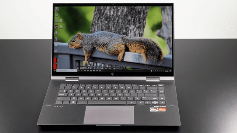 Màn hình laptop HP Envy x360 15 tích hợp nhiều công nghệ hiện đại