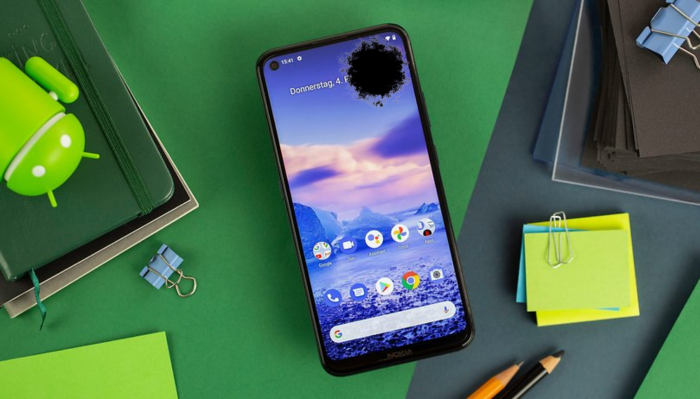 Màn hình Nokia 5.3 bị loang màu