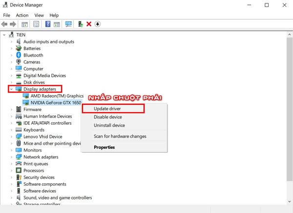 màn hình desktop bị phóng to
