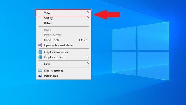 màn hình desktop bị phóng to