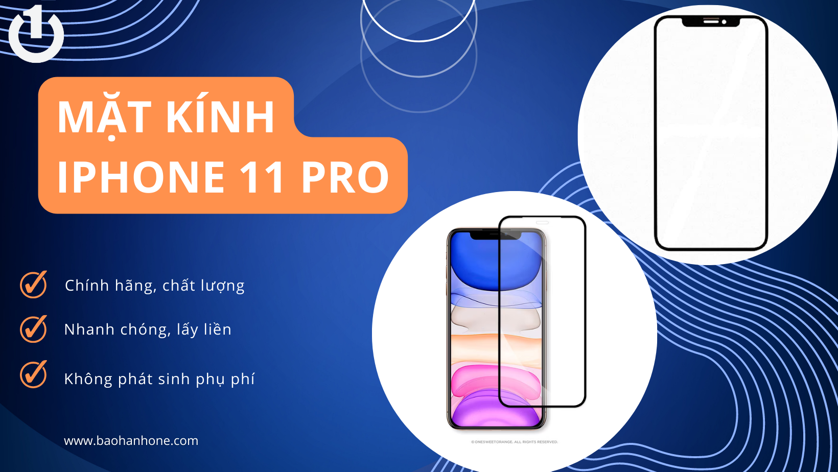 Mặt kính Iphone 11 Pro