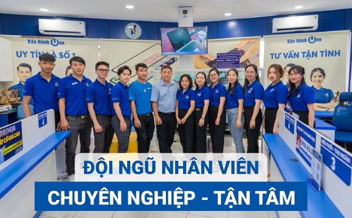 Nhân viên chuyên nghiệp, tận tâm