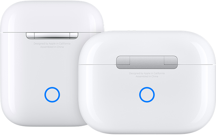 Nút Set-Up ở mặt sau hộp sạc AirPods